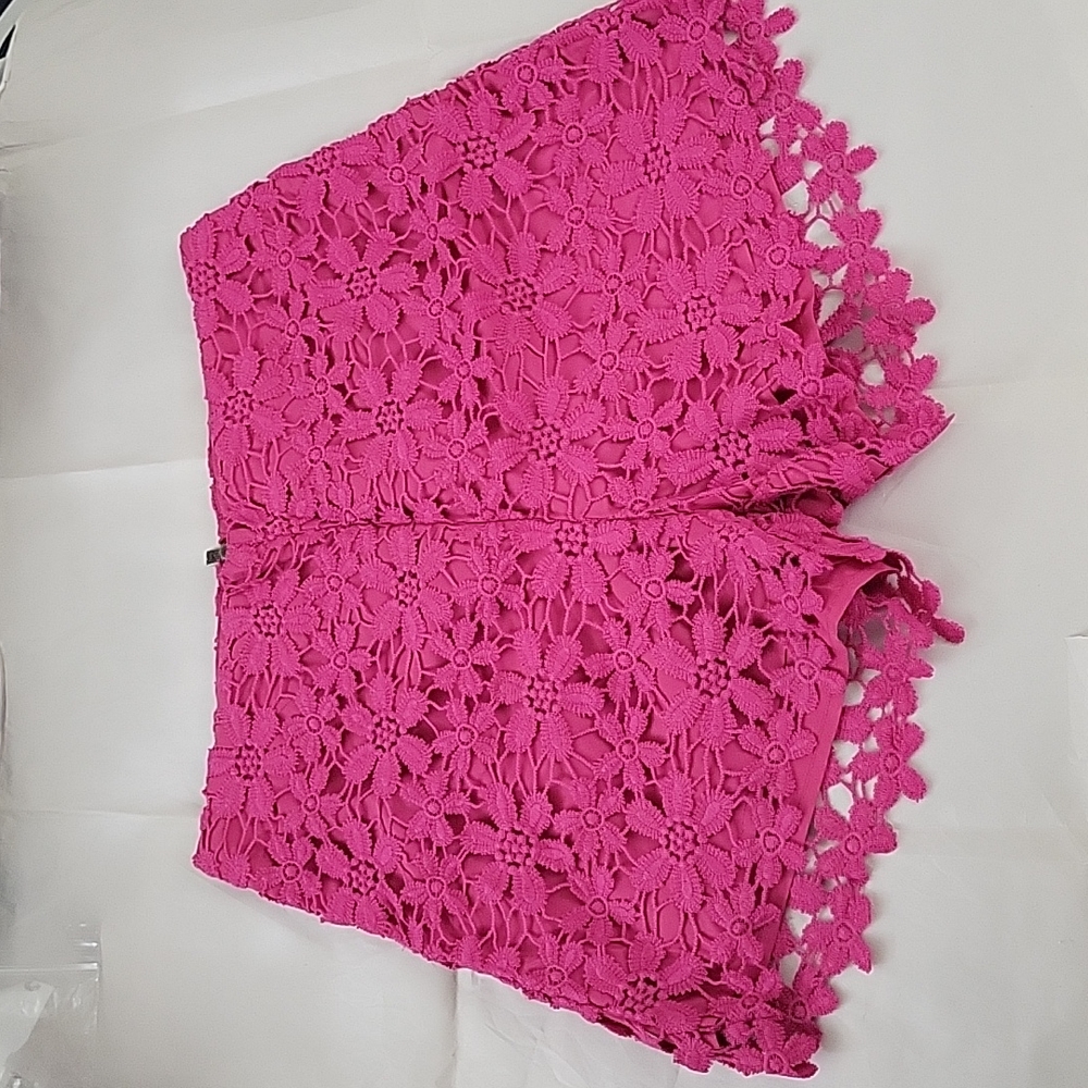 Hollister Crochet High Waisted Shorts
